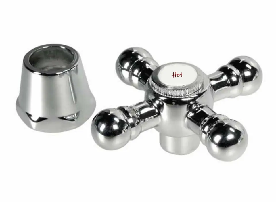 ⁨KNOB CHROME -E RETRO , HOT WATER⁩ at Wasserman.eu