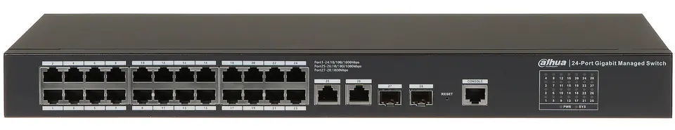 ⁨SWITCH   SG4028 24-PORTOWY SFP DAHUA⁩ w sklepie Wasserman.eu