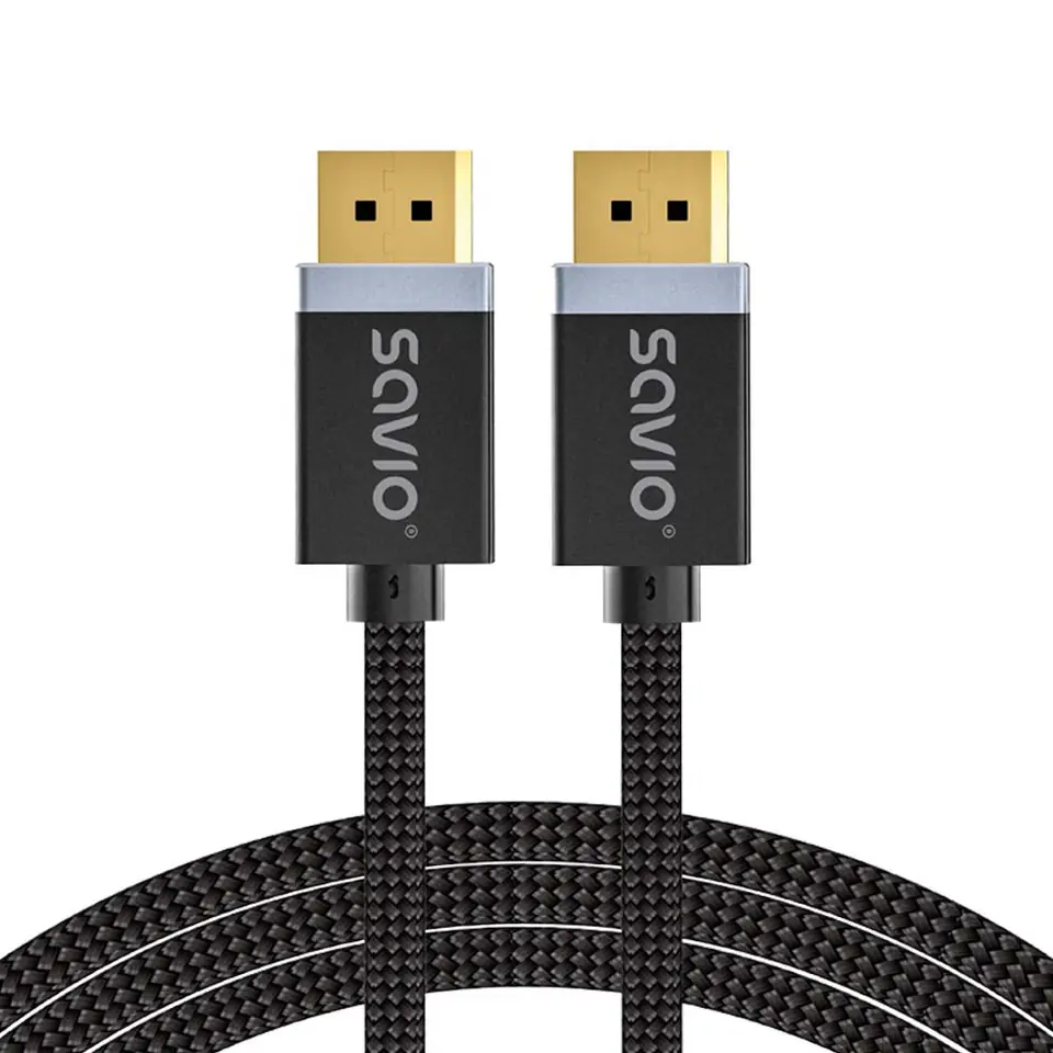⁨SAVIO DISPLAYPORT (M) - DISPLAYPORT (M) CABLE, V1.4, 3 m, CL-176⁩ at Wasserman.eu