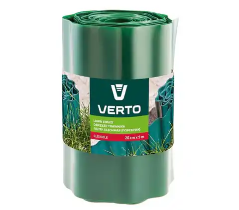 ⁨Obrzeże do trawników 20 cm x 9 m, zielone Verto⁩ w sklepie Wasserman.eu