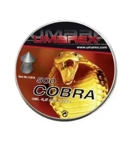 ⁨Śrut UMAREX Cobra szpic moletowany 4,5mm 500szt⁩ w sklepie Wasserman.eu