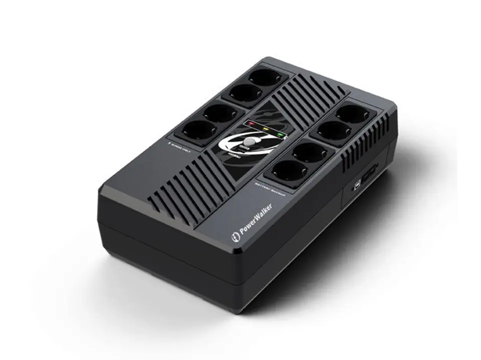 ⁨PowerWalker VI 800 MS FR Technologia line-interactive 800 VA 480 W 8 x gniazdo sieciowe⁩ w sklepie Wasserman.eu