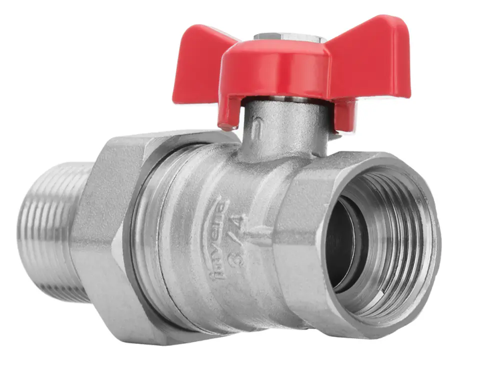 ⁨WATER BALL VALVE MADE OF SCREWS. W/Z MOTYL DN 15 1/2'MILLENNIUM⁩ at Wasserman.eu