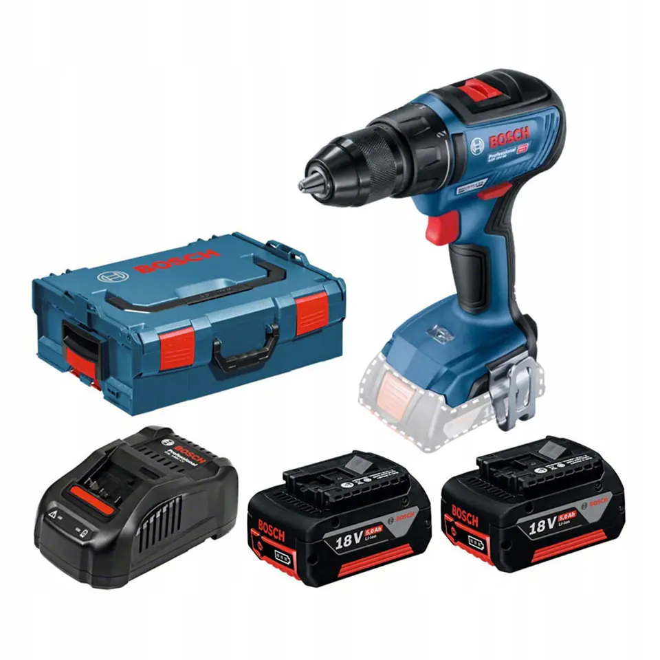 ⁨CORDLESS DRILL DRIVER GSR 18V-50 2*5.0*AH⁩ at Wasserman.eu