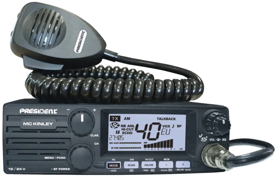 Radio CB President McKinley 12/24V AM/FM/USB/LSB w sklepie Wasserman.eu