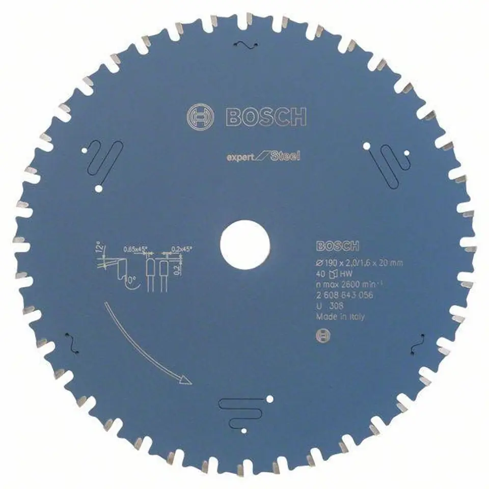 ⁨CIRCULAR SAW EXP/STEEL 190*20*40Z⁩ at Wasserman.eu