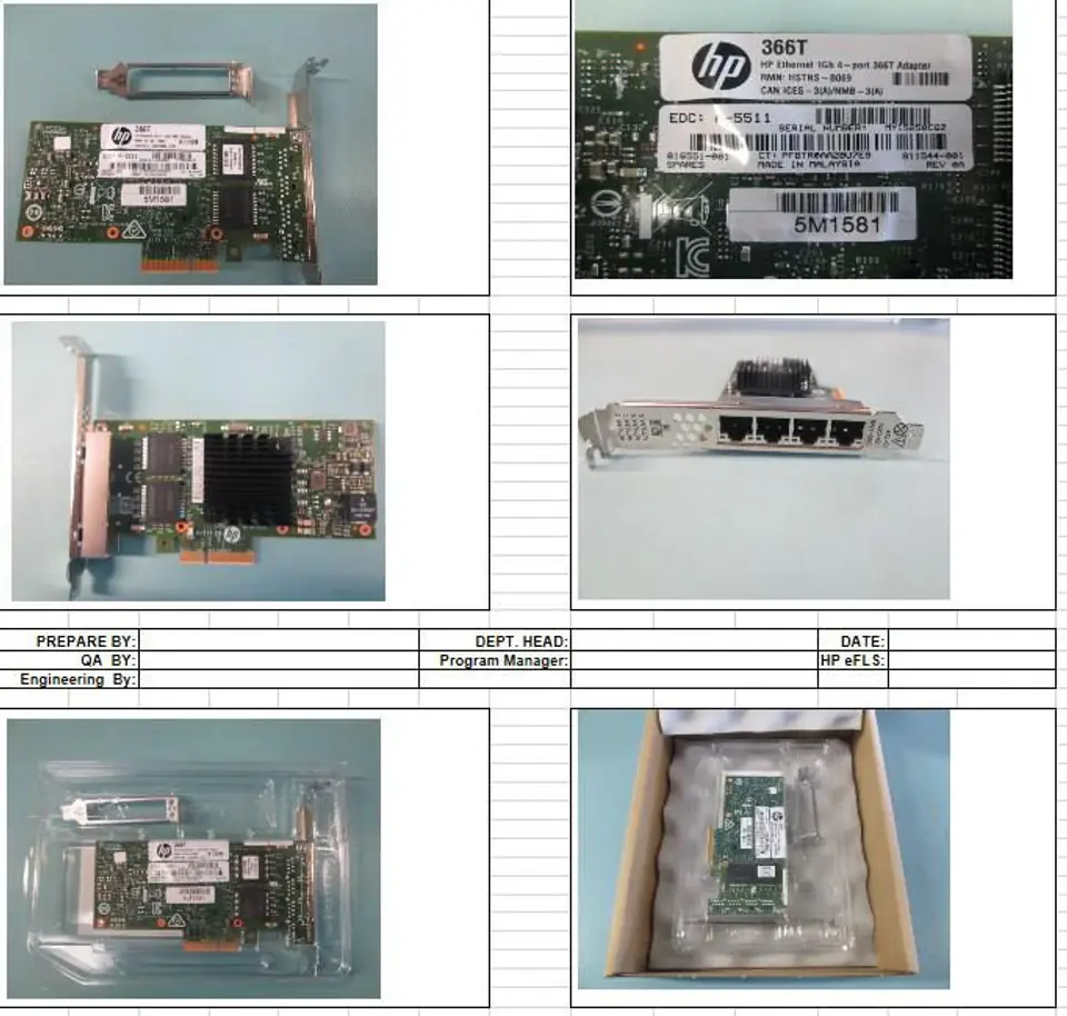 ⁨Hewlett Packard Enterprise Ethernet 1Gb 4-port 366T⁩ w sklepie Wasserman.eu