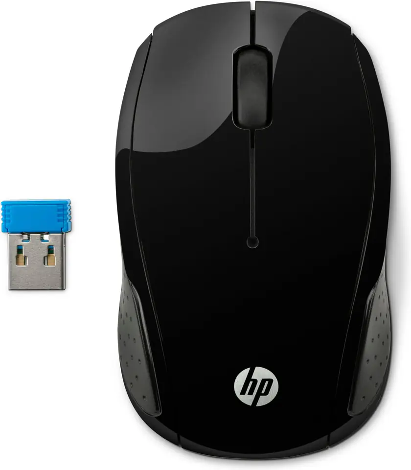 ⁨HP 200 Black Wireless Mouse⁩ w sklepie Wasserman.eu