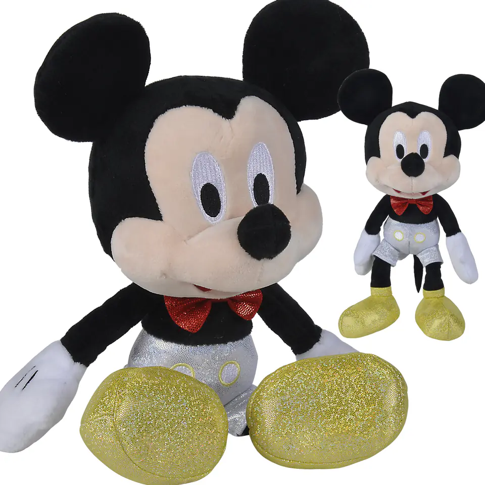 ⁨SIMBA DISNEY Błyszcząca Maskotka Myszka Mickey 25cm Przytulanka⁩ w sklepie Wasserman.eu