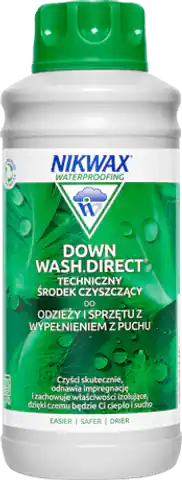 ⁨Środek do prania puchu Nikwax Down Wash Direct 1000 ml⁩ w sklepie Wasserman.eu