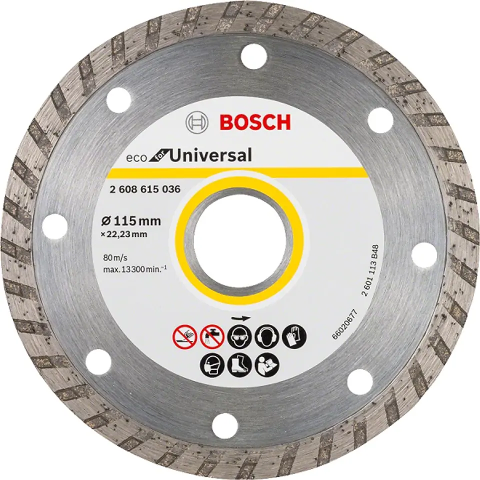 ⁨TARCZA DIAMENTOWA BUDOWLANA ECO TURBO 115MM⁩ w sklepie Wasserman.eu