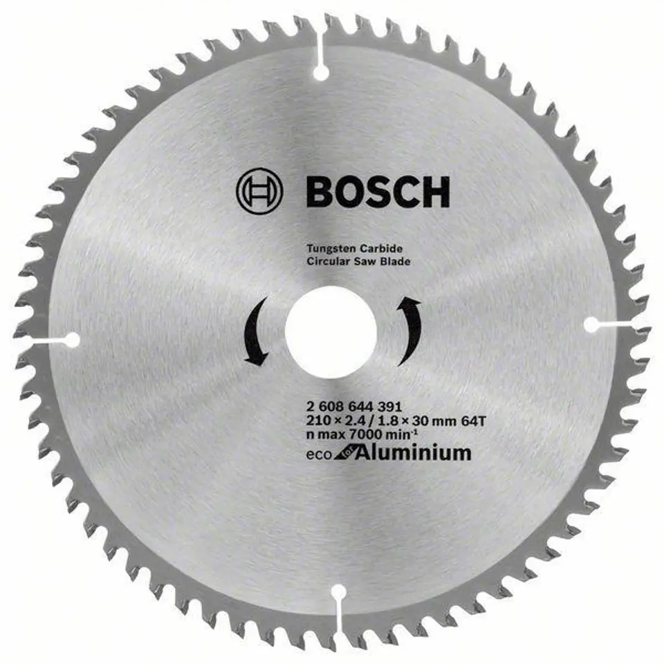 ⁨SAW BLADE ECO ALU 210*2,4/30 64T⁩ at Wasserman.eu