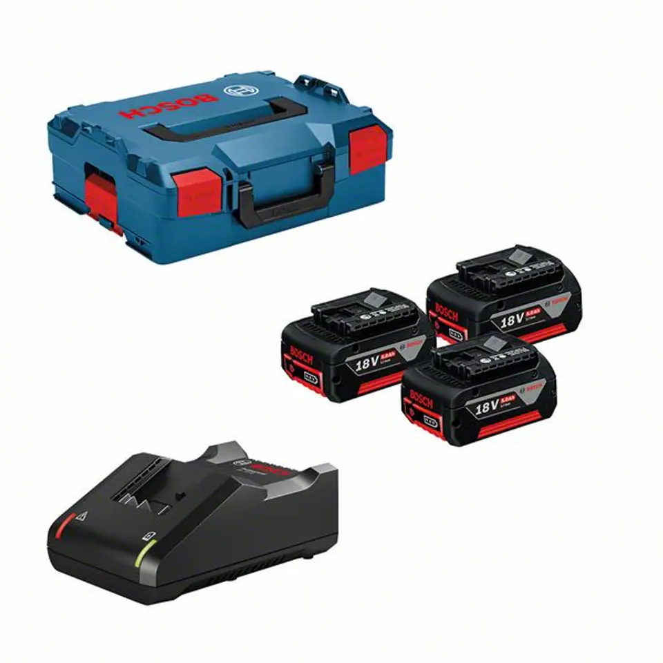 ⁨STARTER KIT 18V 3*5.0AH + CHARGER + L-BOXX⁩ at Wasserman.eu