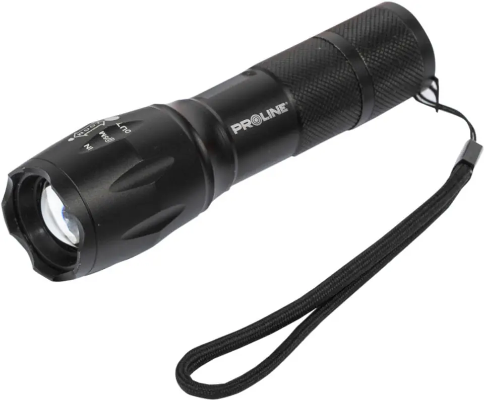 LATARKA ALU. 300 LM, 3XAAA, 5 TRYB. ŚWIEC., ZOOM, PROLINE w sklepie Wasserman.eu