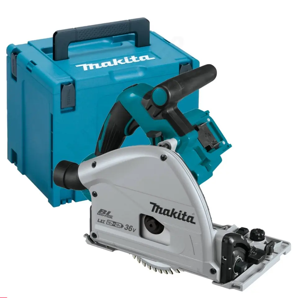 ⁨Makita DSP600ZJ portable circular saw 16.5 cm Black, Blue 6300 RPM⁩ at Wasserman.eu