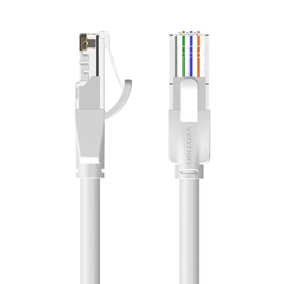 ⁨Kabel sieciowy UTP CAT6 Vention IBEHG RJ45 Ethernet 1000Mbps 1,5m szary⁩ w sklepie Wasserman.eu