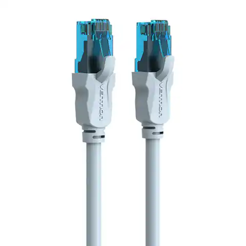 ⁨Kabel sieciowy UTP CAT5e Vention VAP-A10-S100 RJ45 Ethernet 100Mbps 1m niebieski⁩ w sklepie Wasserman.eu