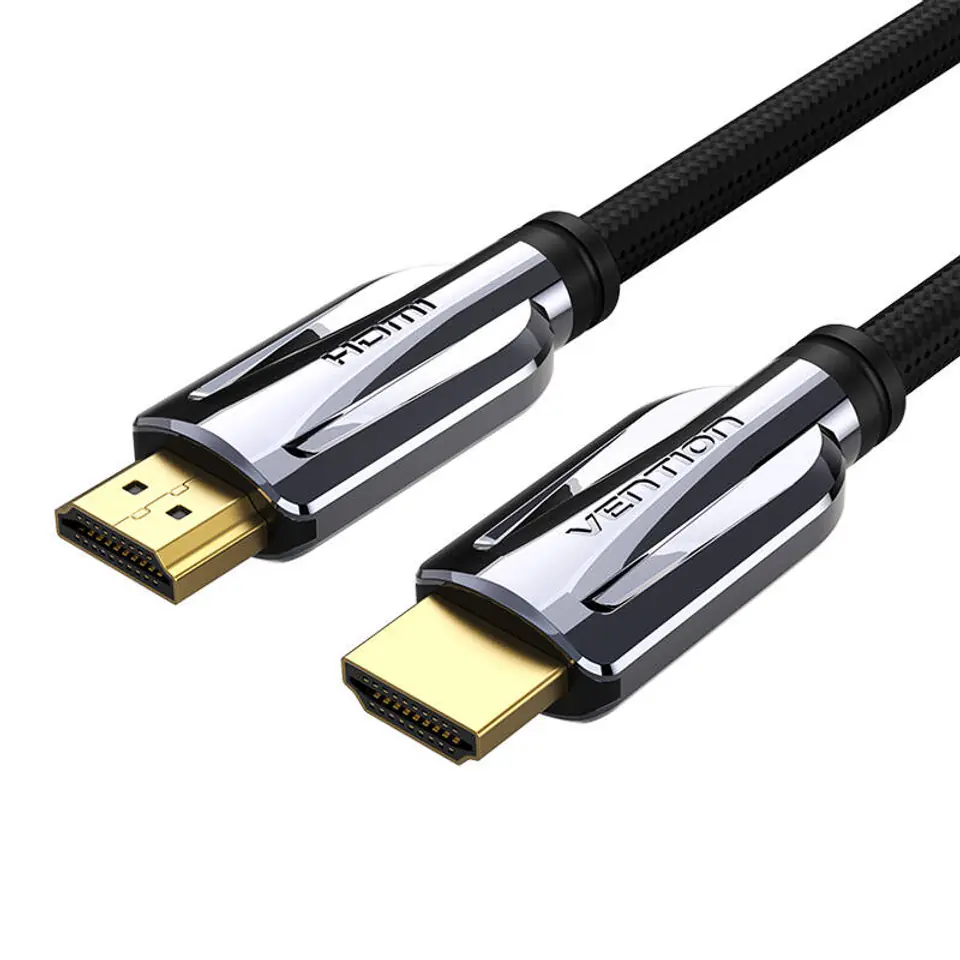 ⁨Kabel HDMI 2.1 Vention AALBG, 8K 60Hz/ 4K 120Hz, 1,5m (czarny)⁩ w sklepie Wasserman.eu