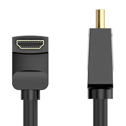 ⁨Cable HDMI 2.0 Vention AARBI 3m, Angled 90°, 4K 60Hz (black)⁩ w sklepie Wasserman.eu