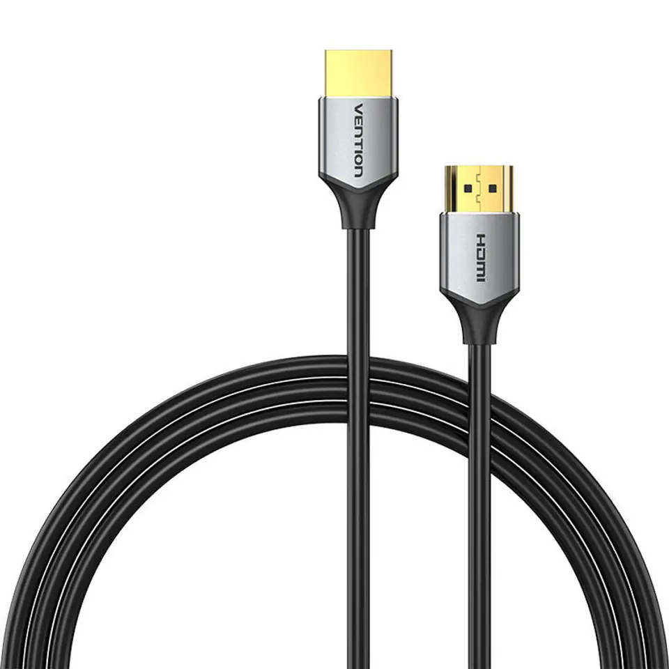 ⁨Ultra cienki kabel HDMI Vention ALEHD 0,5 m 4K 60Hz (szary)⁩ w sklepie Wasserman.eu