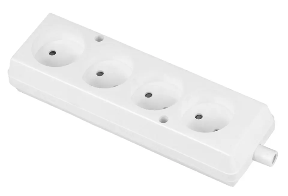 GNIAZDO POCZWÓRNE 16A 250V ROZBIERALNE B/U BIAŁE w sklepie Wasserman.eu