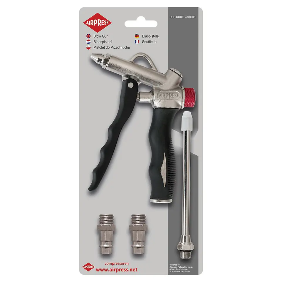 ⁨BLOW GUN WITH ADJUSTMENT + 2 TIPS⁩ at Wasserman.eu