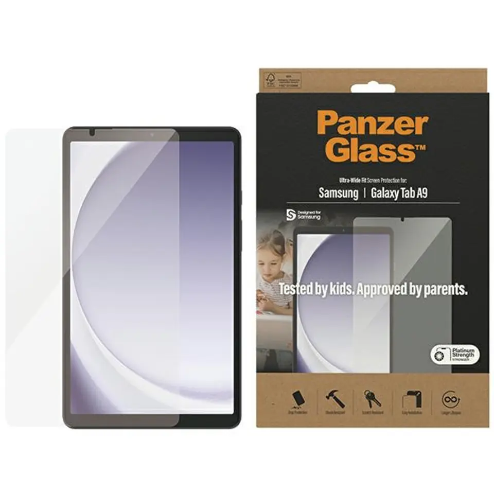 ⁨PanzerGlass Ultra-Wide Fit Sam Tab A9Screen Protection 7344⁩ w sklepie Wasserman.eu