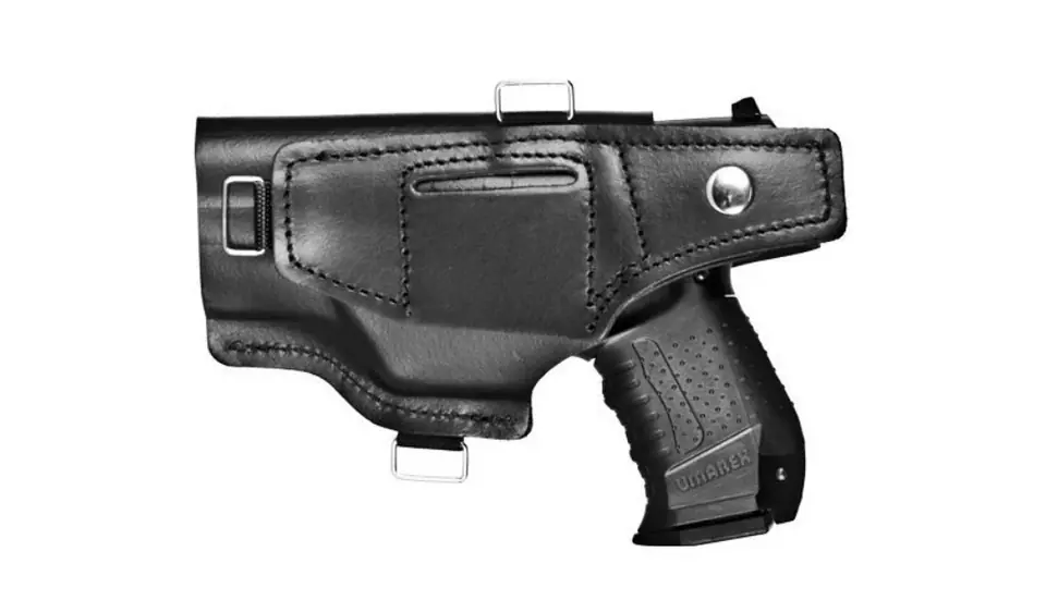 ⁨Leather holster for Glock 17/22 pistol⁩ at Wasserman.eu