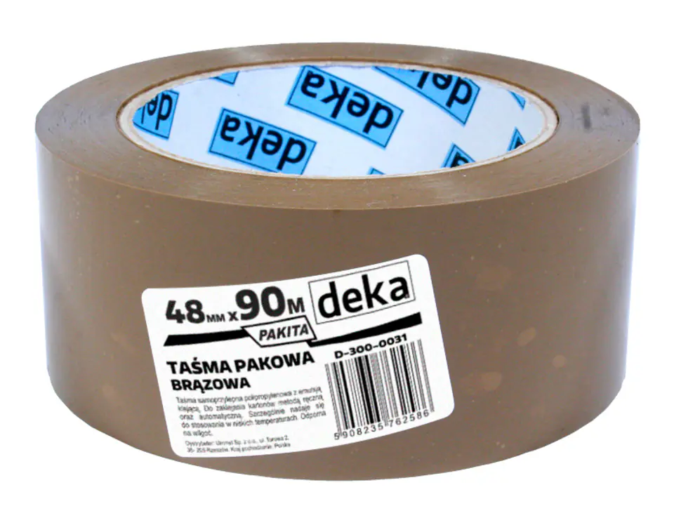 TAŚMA PAKOWA PAKITA BRĄZOWA 48MM*90M w sklepie Wasserman.eu