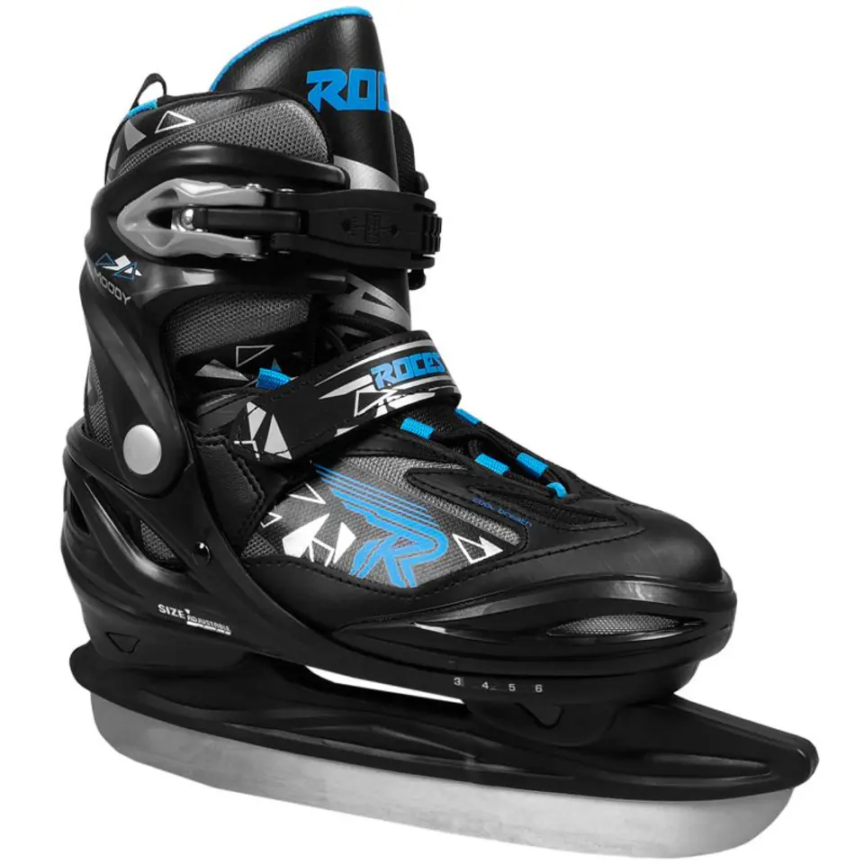 ⁨Łyżwy Roces Moody Ice 3.0 Boy Jr 450710 (kolor Czarny, rozmiar 30-35)⁩ w sklepie Wasserman.eu