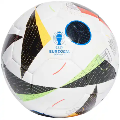 ⁨Piłka nożna adidas Fussballliebe Euro24 Pro Sala (kolor Biały, rozmiar FUTS)⁩ w sklepie Wasserman.eu