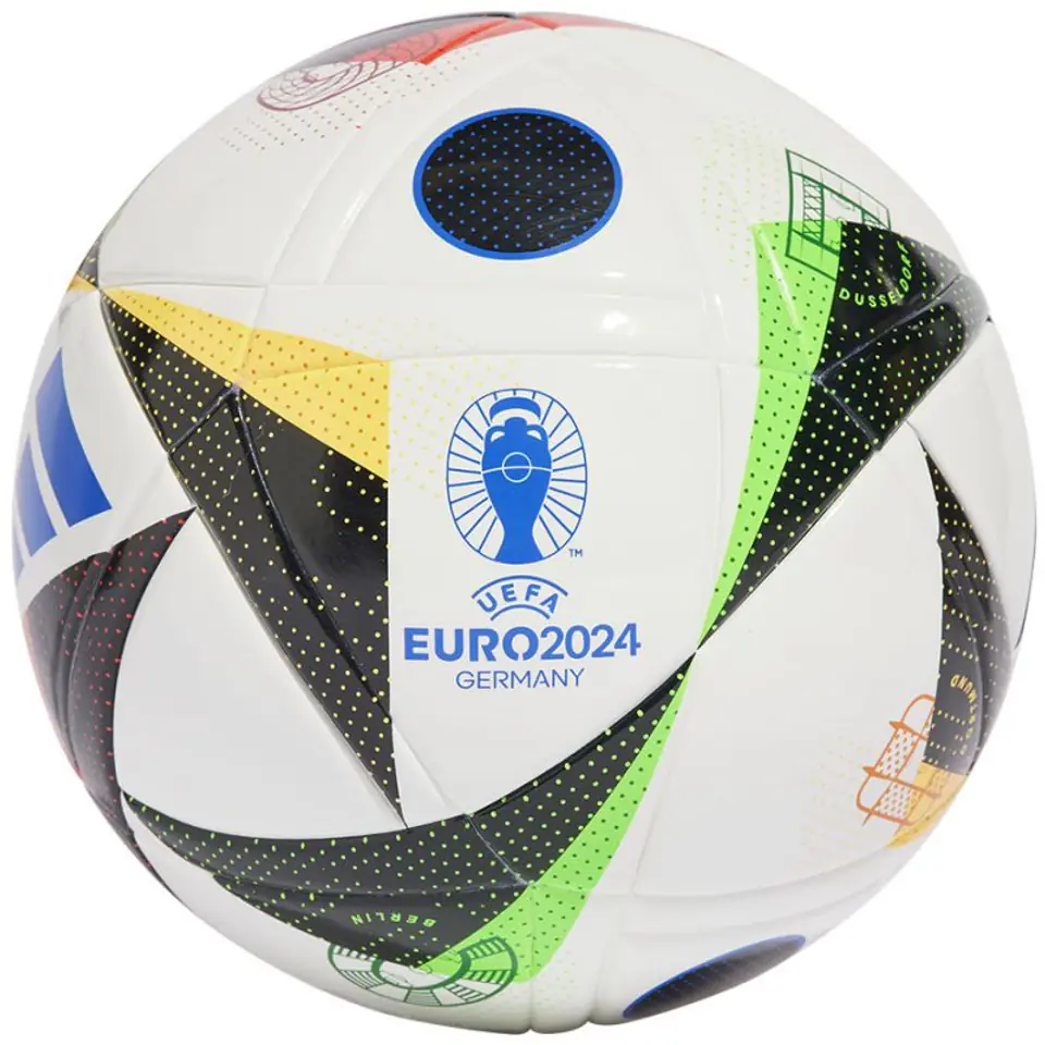 ⁨Piłka nożna adidas Fussballliebe Euro24 League J350 (kolor Biały, rozmiar 4)⁩ w sklepie Wasserman.eu