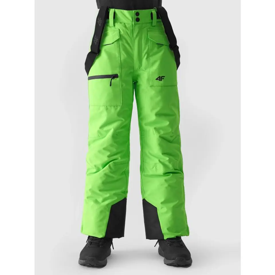 ⁨Spodnie narciarskie 4F Jr 4FJAW23TFTRM360 (kolor Zielony)⁩ w sklepie Wasserman.eu