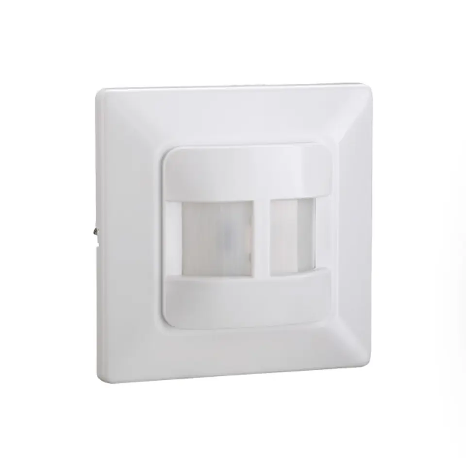 ⁨PIR MOTION SENSOR WHITE 190 ST. 500W 9 METERS IP20⁩ at Wasserman.eu