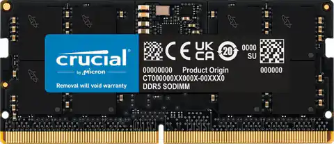 ⁨DDR5 SODIMM 16GB/4800 CL40 (16Gbit)⁩ at Wasserman.eu