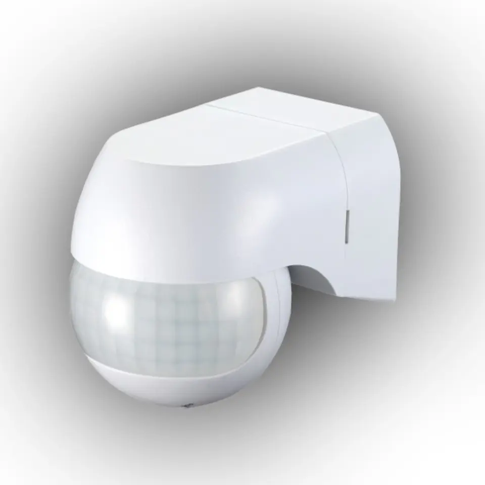 ⁨MOTION SENSOR PIR WHITE 180 ST. 800W 12 METERS IP44⁩ at Wasserman.eu