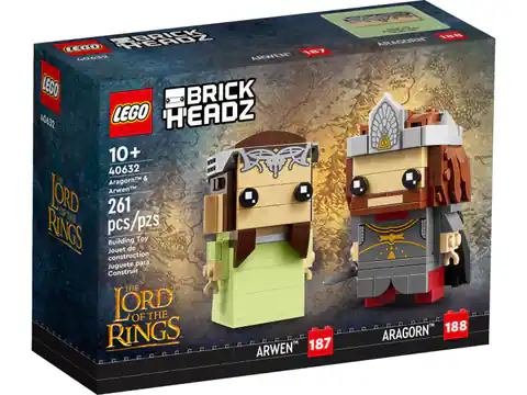 ⁨LEGO 40632 BrickHeadz Aragorn i Arwena⁩ w sklepie Wasserman.eu