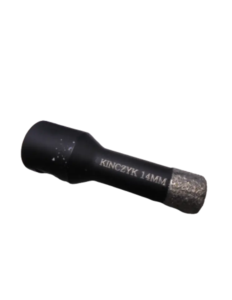 ⁨Otwornica do gresu ceramiki granitu Kinczyk fi 14 mm M14⁩ w sklepie Wasserman.eu