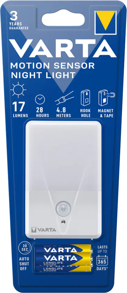 ⁨LAMPA MOTION SENSOR NIGHT  LIGHT VARTA⁩ w sklepie Wasserman.eu