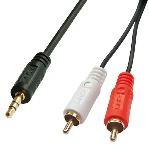 ⁨Lindy Audio Cable 2Xphono 3,5 Mm /2M⁩ w sklepie Wasserman.eu