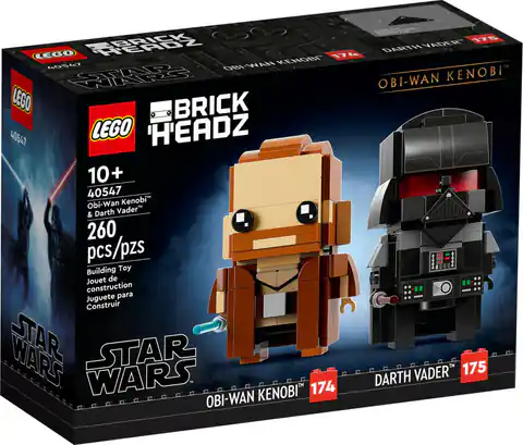 ⁨LEGO 40547 BrickHeadz Obi-Wan Kenobi i Darth V⁩ w sklepie Wasserman.eu