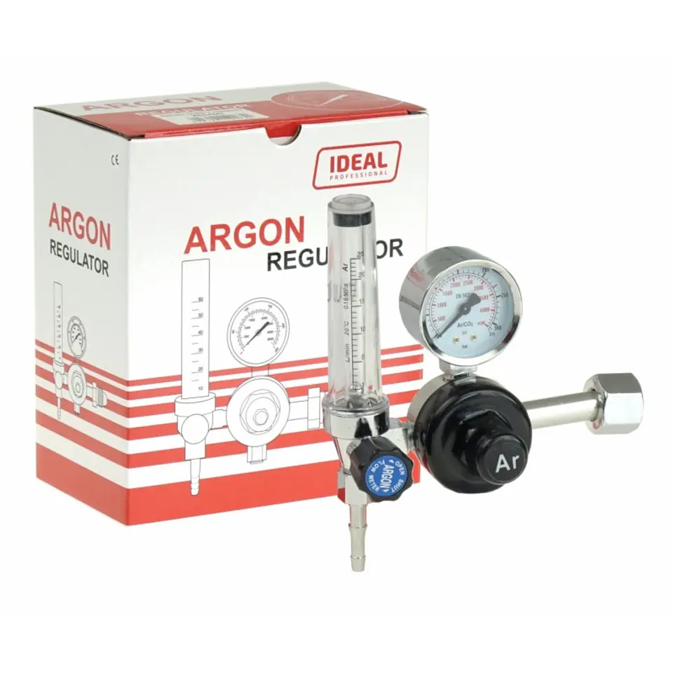 ⁨ARGON/CO2 REDUCER WITH ROTAMETER⁩ at Wasserman.eu