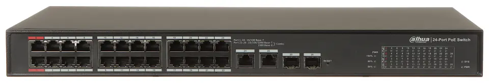 ⁨SWITCH PRZEMYSŁOWY POE S4101-24ET2GF-360-C 24-PORTOWY SFP DAHUA⁩ w sklepie Wasserman.eu