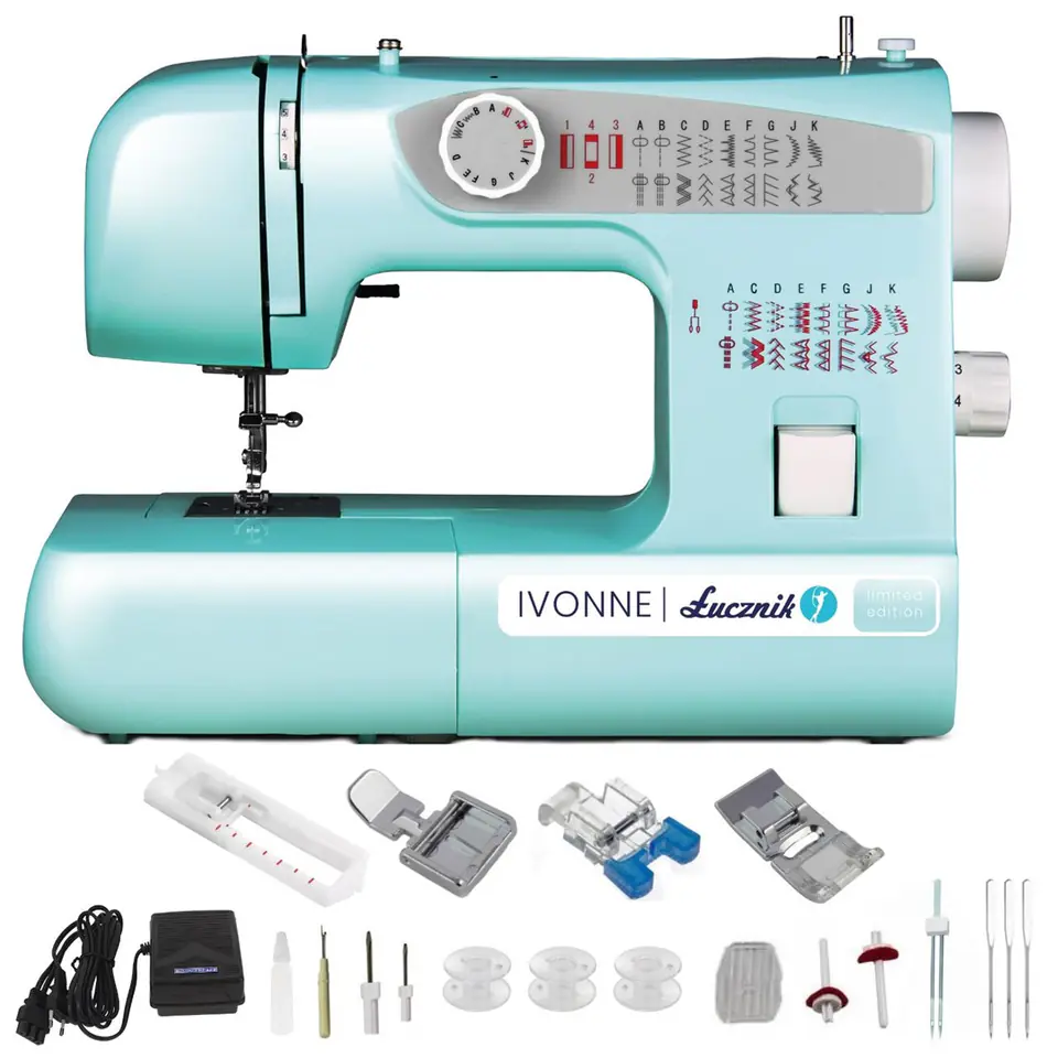 ⁨Sewing machine ŁUCZNIK IVONNE Mint⁩ at Wasserman.eu