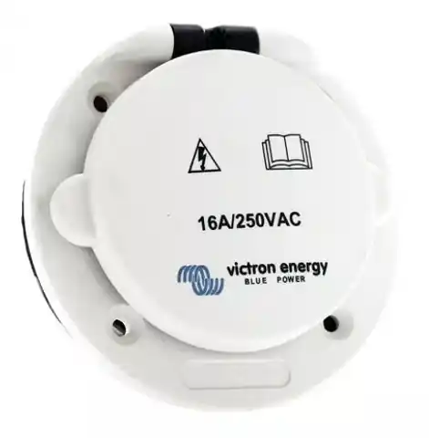 ⁨Victron Energy Power Inlet Polyamid with cover 16A/250Vac (2p/3w)⁩ w sklepie Wasserman.eu