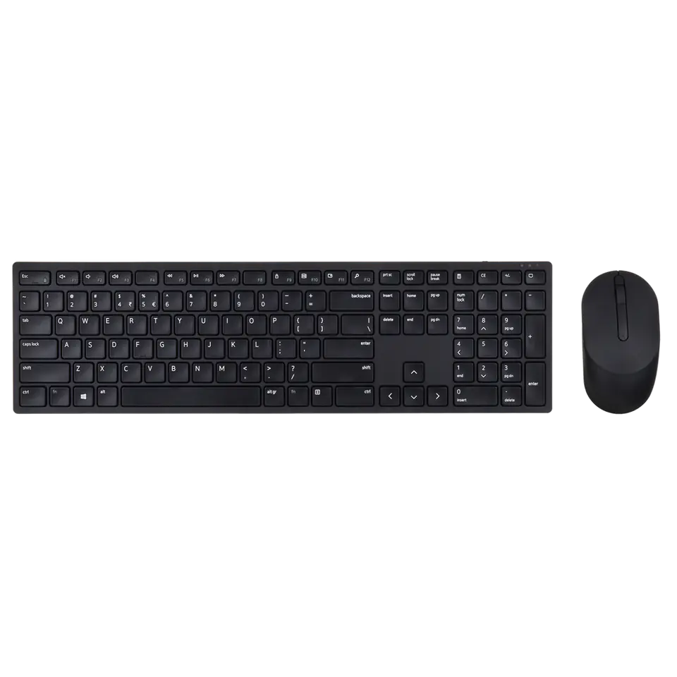 ⁨DELL KM5221W keyboard RF Wireless QWERTY US International Black⁩ at Wasserman.eu