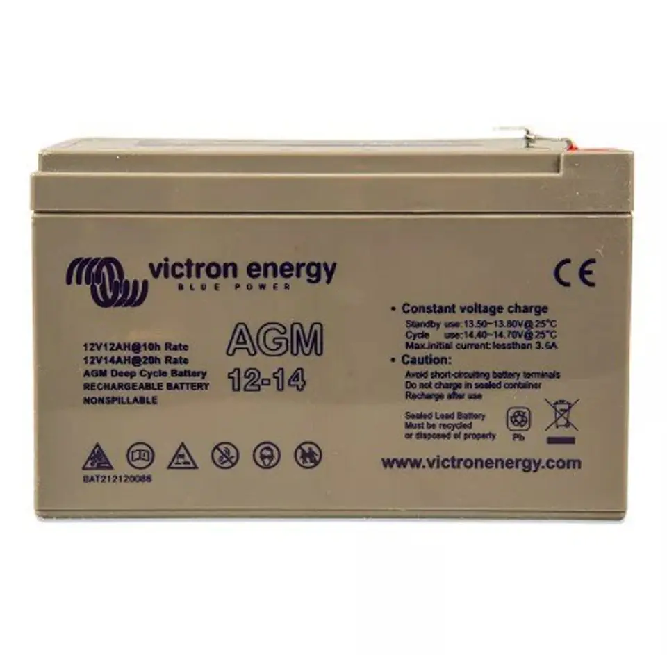 ⁨Victron Energy 12V/14Ah AGM Deep Cycle Batt.⁩ w sklepie Wasserman.eu