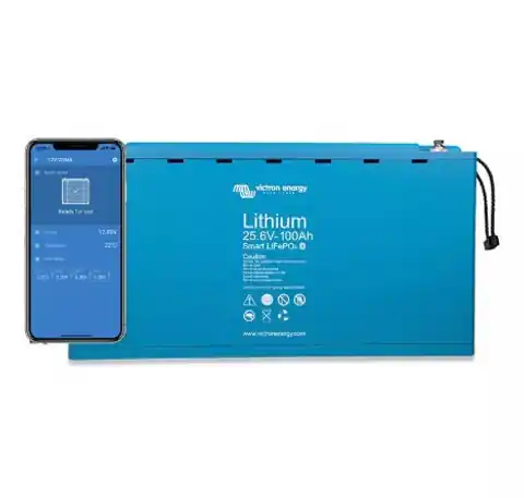 ⁨Victron Energy LiFePO4 Battery 25,6V/100Ah Smart⁩ w sklepie Wasserman.eu