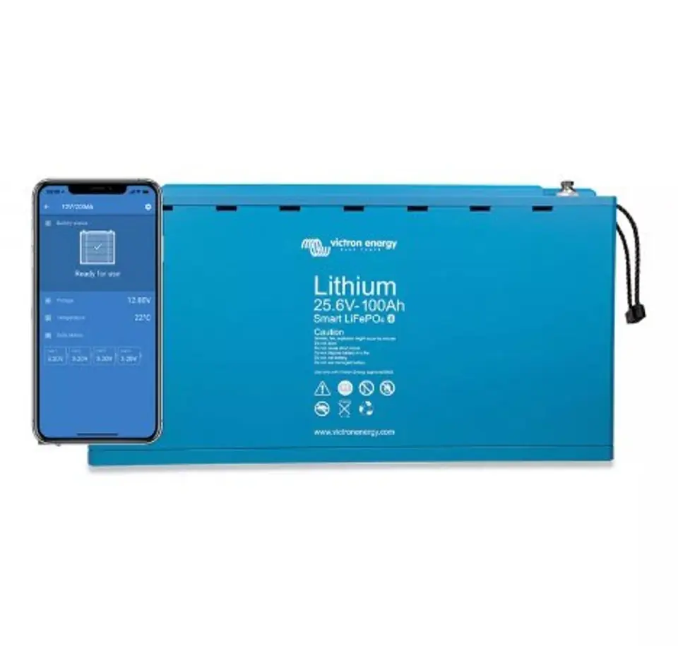 ⁨Victron Energy LiFePO4 Battery 25,6V/100Ah Smart⁩ w sklepie Wasserman.eu