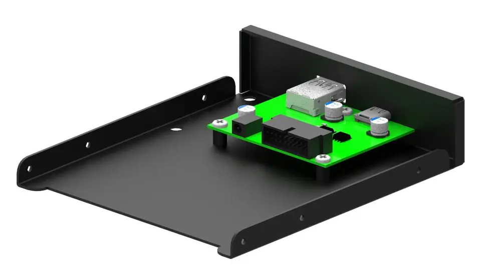 ⁨Panel przedni Gembird 3,5'' USB 3.1 Typ-A + Typ-C⁩ w sklepie Wasserman.eu